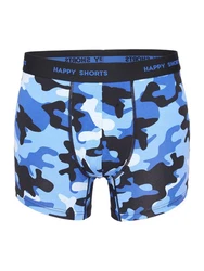 Phil & Co. Retro Pants All Styles Boxershorts Trunks Herren Blau/Hellblau/Dunkelblau