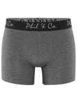 Phil & Co. Retro Pants Herren Mnner Boxershorts Dunkelgrau/Grau/Schwarz