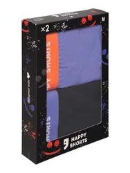 Phil & Co. Retro Pants All Styles Boxershorts Trunks Herren Dunkelblau/Orange/Grau