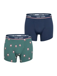 Phil & Co. Retro Pants All Styles Boxershorts Trunks Herren Hellblau/Dunkelblau/Dunkelgrün/Blau/Grau