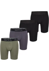 Phil & Co. Retro Pants All Styles Boxershorts Trunks Herren Dunkelgrün/Khaki/Dunkelgrau