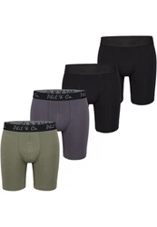 Phil & Co. Retro Pants All Styles Boxershorts Trunks Herren Dunkelgrün/Khaki/Dunkelgrau