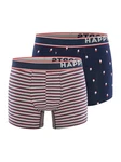 Phil & Co. Retro Pants All Styles Boxershorts Trunks Herren Dunkelblau/Rot/Lila Phil & Co. Retro Pants All Styles Boxershorts Trunks Herren Dunkelblau/Rot/Lila