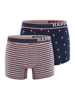Phil & Co. Retro Pants All Styles Boxershorts Trunks Herren Dunkelblau/Rot/Lila