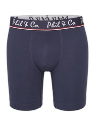 Phil & Co. Retro Pants All Styles Boxershorts Trunks Herren Blau/Dunkelblau/Rot