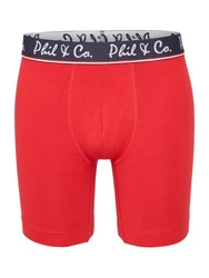 Phil & Co. Retro Pants All Styles Boxershorts Trunks Herren Blau/Dunkelblau/Rot