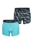 Phil & Co. Retro Pants All Styles Boxershorts Trunks Herren Hellblau/Grau/Türkis/Grün