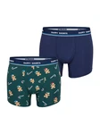 Phil & Co. Retro Pants All Styles Boxershorts Trunks Herren Dunkelblau/Hellblau/Lila