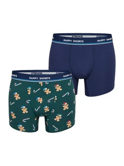 Phil & Co. Retro Pants All Styles Boxershorts Trunks Herren Dunkelblau/Hellblau/Lila Phil & Co. Retro Pants All Styles Boxershorts Trunks Herren Dunkelblau/Hellblau/Lila