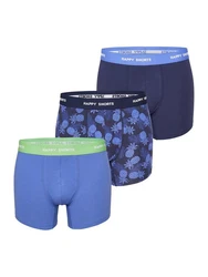 Phil & Co. Retro Pants All Styles Boxershorts Trunks Herren Dunkelblau/Blau