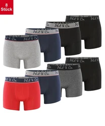 Phil & Co. Retro Pants All Styles Boxershorts Trunks Herren Grau/Rot