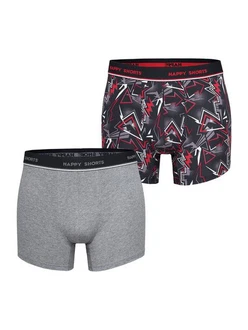 Phil & Co. Retro Pants All Styles Boxershorts Trunks Herren Grau/Lila/Rot/Rosa