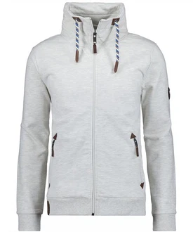 RAGMAN Sweatjacke Strickjacke Mock neck cardigan
