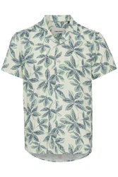 Blend Kurzarmhemd BLEND BHShirt Türkis/Dunkelgrün/Grün/Blau