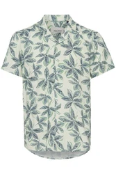 Blend Kurzarmhemd BLEND BHShirt Türkis/Dunkelgrün/Grün/Blau