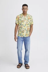 Blend Kurzarmhemd BHShirt Gelb/Blau/Orange/Türkis
