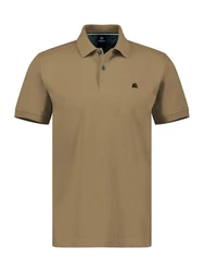 LERROS Poloshirt Basic Khaki/Braun/Beige