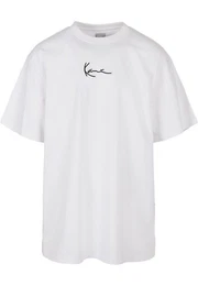 Kurzarmshirt Herren KKMQ12002 SMALL SIGNATURE TEE WHT (1-tlg)