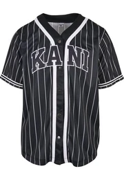Langarmhemd Herren KM221-115-1 Serif Pinstripe Baseball Shirt (1-tlg)