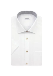 Businesshemd Regular Regular Kurzarm Kentkragen Uni
