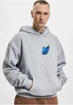 MT Upscale Kapuzenpullover Le Papillon Heavy Hoody Grau/Hellgrau/Hellblau