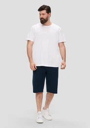 Stoffhose Jeans-Shorts / Relaxed Fit / High Rise / Straight Leg