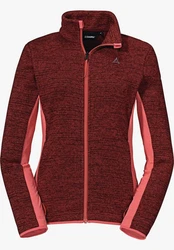 Schöffel Trekkingjacke ZipIn Fleece Oberau Rosa/Rot/Dunkelrot