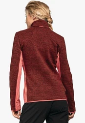 Schöffel Trekkingjacke ZipIn Fleece Oberau Rosa/Rot/Dunkelrot