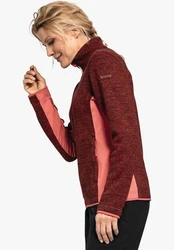 Schöffel Trekkingjacke ZipIn Fleece Oberau Rosa/Rot/Dunkelrot