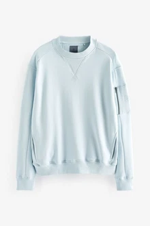 Next Utility-Sweatshirt mit Rundhalsausschnitt Next Utility-Sweatshirt mit Rundhalsausschnitt