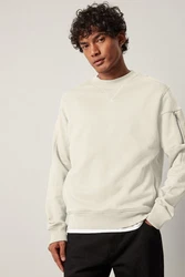 Next Utility-Sweatshirt mit Rundhalsausschnitt Khaki/Weiß/Beige