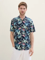 TOM TAILOR Kurzarmhemd mit Allover Print 