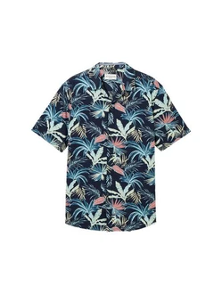 TOM TAILOR Kurzarmhemd mit Allover Print