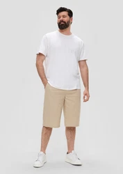 s.Oliver Bermudas Relaxed Khaki/Beige/Weiß