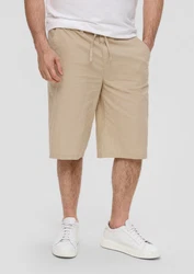 s.Oliver Bermudas Relaxed Khaki/Beige/Weiß