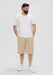 s.Oliver Bermudas Relaxed Khaki/Beige/Weiß
