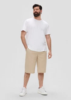 s.Oliver Bermudas Relaxed Khaki/Beige/Weiß