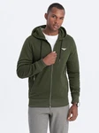 OMBRE Herren Hoodie Kapuzensweatshirt Dunkelgrün