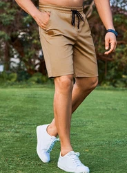 JMIERR Chinoshorts Kurze Hosen Herren Shorts Sommer Unifarbe Khaki/Beige/Braun