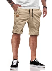 JMIERR Chinoshorts Kurze Hosen Herren Shorts Sommer Unifarbe Unifarbe