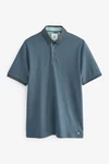 Next Polohemd mit elegantem Kragen Grau/Blau/Hellblau/Türkis Next Polohemd mit elegantem Kragen Grau/Blau/Hellblau/Türkis