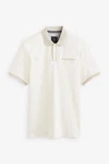 Next Polohemd mit elegantem Kragen Weiß/Creme/Khaki/Beige Next Polohemd mit elegantem Kragen Weiß/Creme/Khaki/Beige