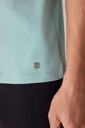 Next Polohemd mit elegantem Kragen Grün/Blau/Türkis