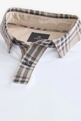 Next Polohemd mit elegantem Kragen Weiß/Gelb/Bordeaux/Beige