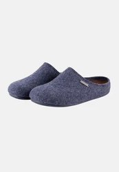 Shepherd Hausschuh 'JON' Blau/Dunkelblau/Hellblau