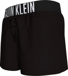 Calvin Klein Swimwear Badeshorts SHORT WB mit Logobund Schwarz/Dunkelrot/Rot/Beige