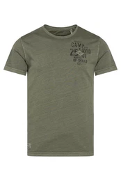 T-Shirt mit Logo-Bestickung am rmel