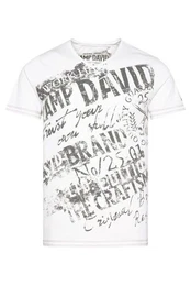 T-Shirt mit Marken-Schriftzug auf der Front