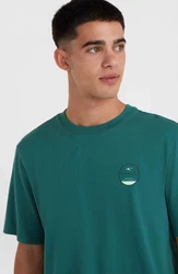 O'Neill T-Shirt JACK O'NEILL BACKPRINT T-SHIRT Grün/Türkis/Dunkelgrün