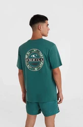 O'Neill T-Shirt JACK O'NEILL BACKPRINT T-SHIRT Grün/Türkis/Dunkelgrün